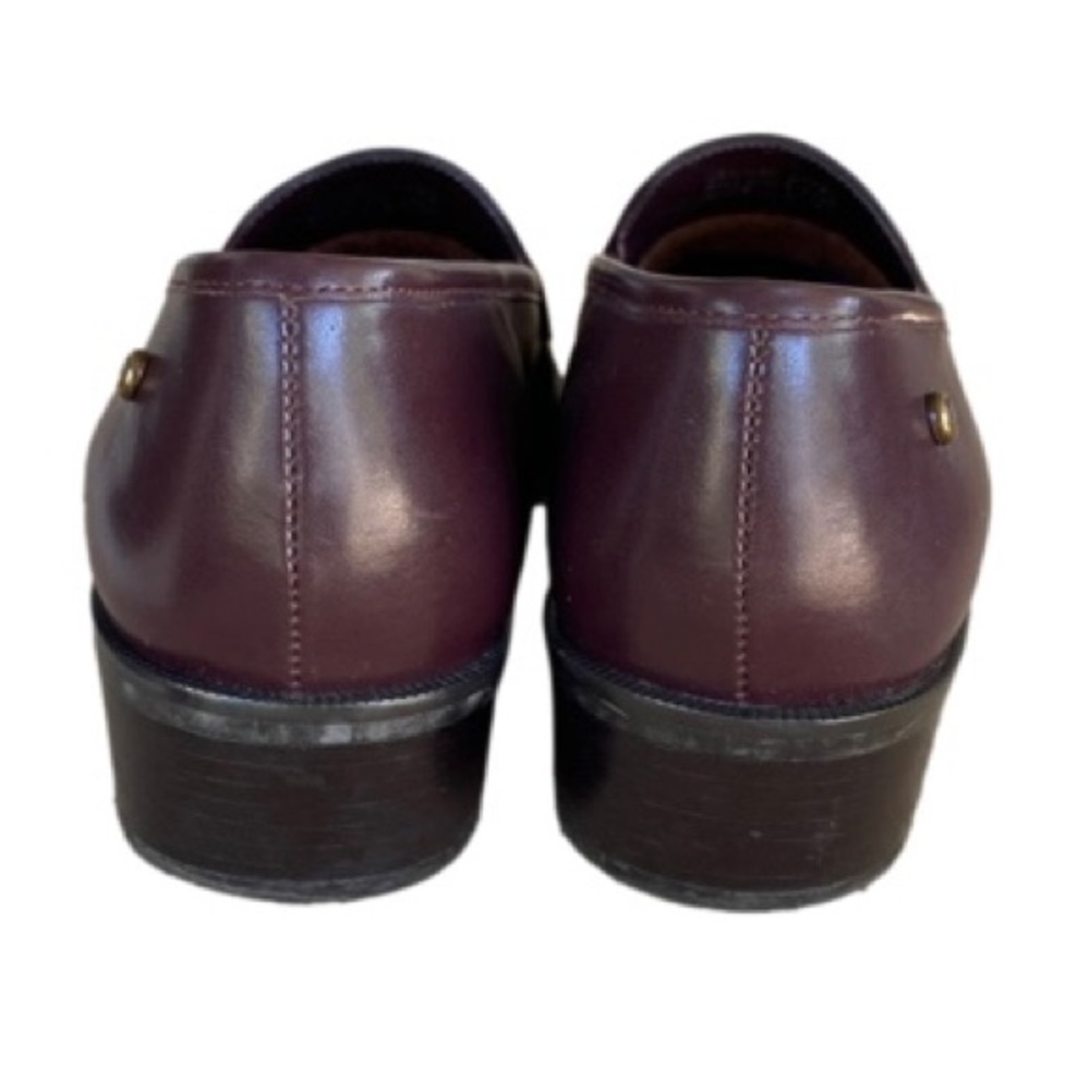 ETIENNE AIGNER Townsend Loafers Leather Slip-on Low Heel Brown Women Size 6N - Picture 6 of 12